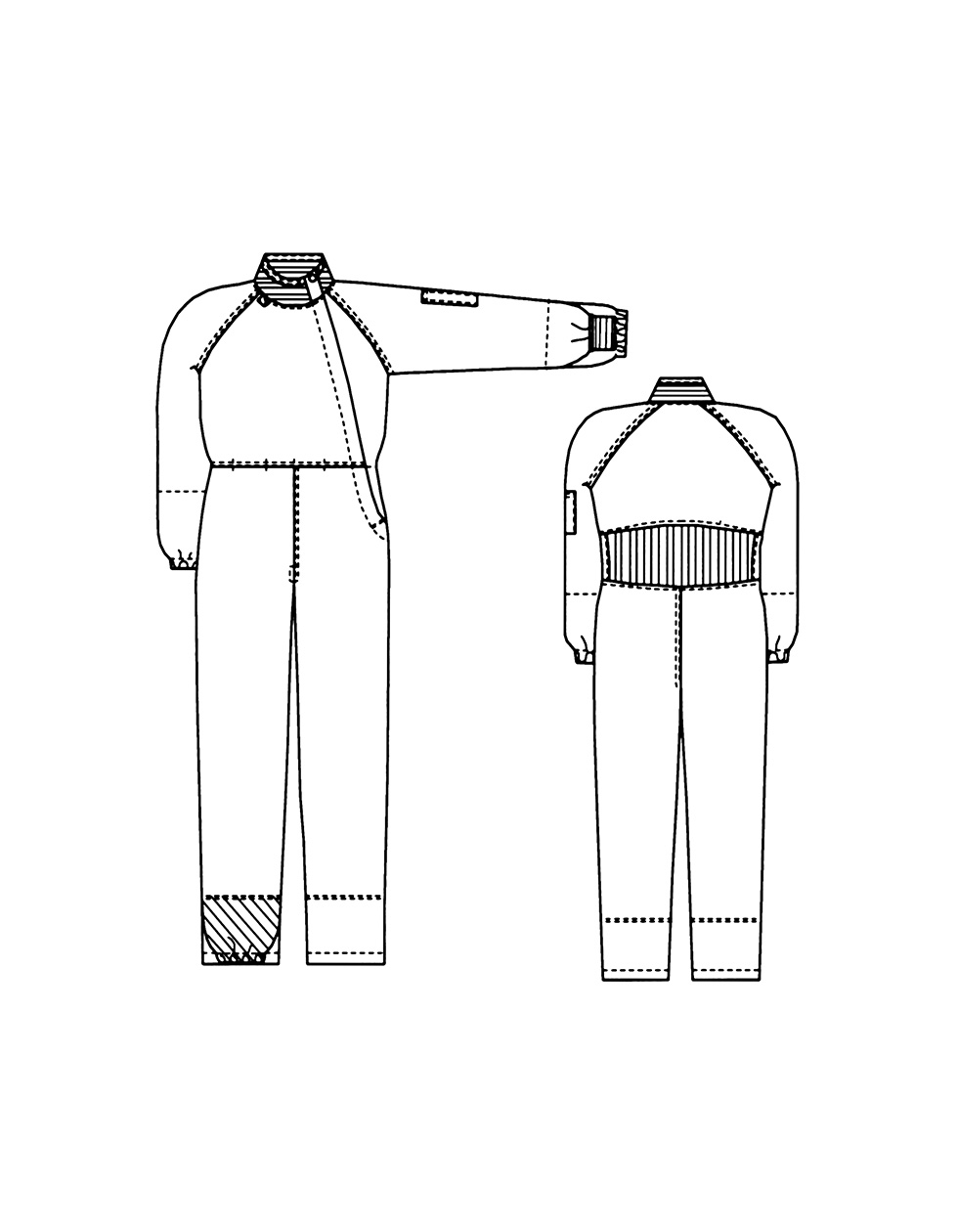 FA110C(ツナギ服) |製品ラインアップ|東洋リントフリー FA110C(ツナギ服) |製品ラインアップ|東洋リントフリー